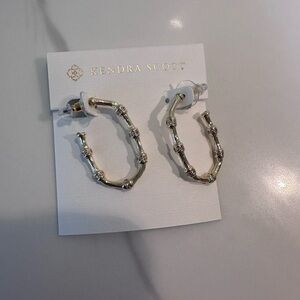 Kendra Scott Maura Bamboo Hoop Earrings